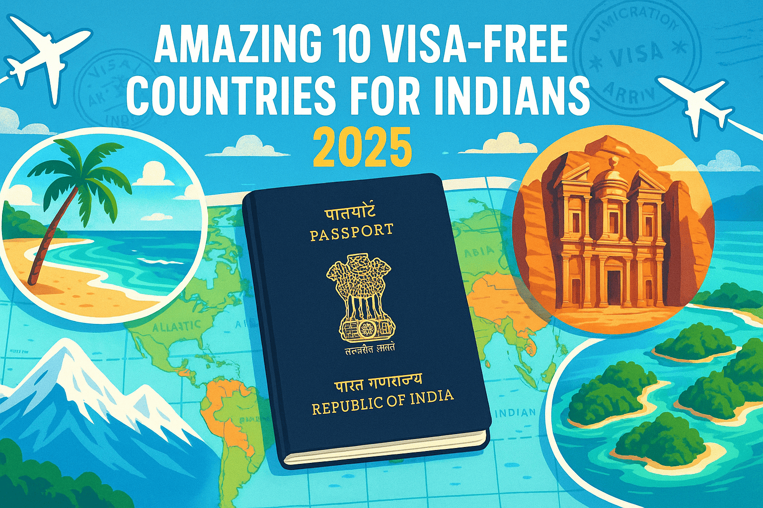 Visa-Free Countries for Indians 2025